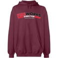 thumbnail image 2 of OXI Hoodie Sweatshirt - Fire Work Director, Basic Casual Hoodie for Men's and Women Fleece Hoodie Long Sleeve - Maroon 3X-Large, 2 of 3