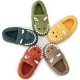 thumbnail image 2 of Kids Boys Girls Cute Cartoon Gator?Slippers?Winter Warm?Furry Animal House Shoes?Toddler?Indoor Bedroom Shoe, 2 of 6