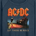 thumbnail image 3 of ACDC - Let There Be Rock - Women's Lightweight French Terry Long Sleeve Shirt, 3 of 5