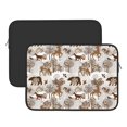 thumbnail image 2 of Bingfone leaf Moose fox owls tree Laptop Sleeve Case 13 inch , 360° Protective Computer Carrying Bag, 2 of 8