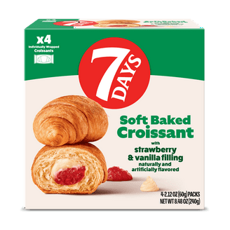 7Days Mini Croissant Pouches, Chocolate Filling, Non-GMO Breakfast