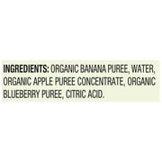 Earths Best Organic Stage 2 Baby Food, Banana Apple Blueberry Fruit Puree, 3.5 oz Pouch