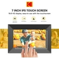 thumbnail image 2 of Bestski Digital Picture Frame, 32G 7 Inch WiFi Digital Photo Frame 1024x600 HD IPS Touch Screen, Auto-Rotate, Share Photos and Videos for Anywhere Anytime, Gifts for Friends and Family, 2 of 7