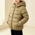 thumbnail image 5 of ITSAME Boys Quilted Puffer Jacket (1-8) Lightweight Hooded Zip Up Winter Warm Coat with Pockets Size 3T, 5 of 6