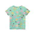 thumbnail image 5 of Grblisyd Girls Shirts Kids Summer Fashion Cute Cartoon Print Crewneck Short Sleeve Tops Casual Tees 10-12 Years, 5 of 5