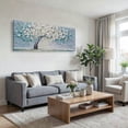thumbnail image 3 of Large Tree of Life Canvas Wall Art, Abstract Canvas Prints Landscape Paintings, Oversized Pictures Artwork Nature Wall Decor for Living Room Bedroom Office, 3 of 7