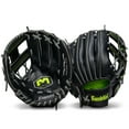thumbnail image 2 of Franklin Sports Field Master Baseball + Softball Glove - Adult + Youth Mitt - 11" Righty - Black, 2 of 7