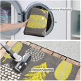 thumbnail image 4 of ShenMo Tapis de Porte Intérieur Gris Tapis d'Entrée Lavable en Machine Antidérapant Absorbant Tapis d'Escalier Intérieur Tapis d'Extérieur Design Anti-Poussière 45x70cm, 4 of 5