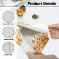 thumbnail image 6 of COEQINE PU Leather Facial Tissue Holder Facial Tissue Dispenser Rectangular Table Dryer Sheet Dispenser for Nightstand Dining Table Tabletop Autumn Home Decor, Maple Leaf Musical Notes, 2 PCS, 6 of 7