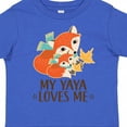 thumbnail image 4 of Inktastic My Yaya Loves Me Cute Fox Boys or Girls Toddler T-Shirt, 4 of 5