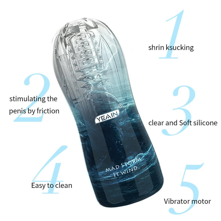 mini vibration motor arduino CENTEREL Male Masturbator Cup Soft Silicone Massager for Men Toys main image 0