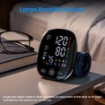 thumbnail image 4 of Bluetooth Blood Pressure Monitor for Home Use & Upper Arm Blood Pressure Cuff - BP Machine with 2x120 Reading Memory Adjustable Arm Cuff 8.6"-16.5" - Compatible for iOS & Android Devices, 4 of 7