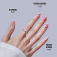 thumbnail image 4 of Kiss Core Design Press On Nails Almond, ‘Signature’, Pink, Medium Length, 32 Count, 4 of 12