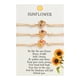 thumbnail image 1 of Girasol Promesa Pulseras Mejor Amigo Distancia Amistad Pulseras Regalos para Mujeres Adolescentes Niñas 3PCS, 1 of 2