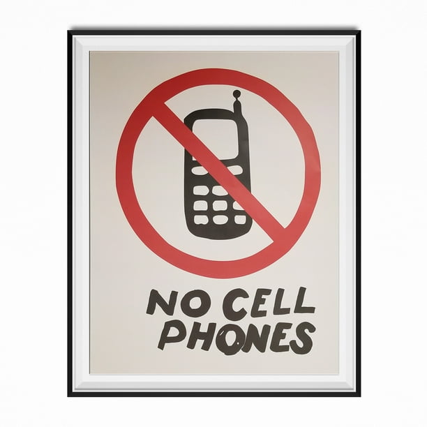 No Cell Phones Luke's Diner Poster Gilmore Girls TV Show Gift Restaurant  Sign