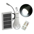 thumbnail image 3 of Lámpara de energía solar Luces de bombilla LED portátiles Panel de energía solar Iluminación LED para tienda de campaña Pesca Luces de emerge 7W Baoblaze luz interior, 3 of 7