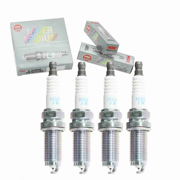 4 pc NGK Laser Iridium Spark Plugs compatible with Mitsubishi Eclipse 2.4L L4 2006-2012