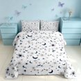thumbnail image 2 of Homewish Stars Moon Queen Comforter Set, Cartoon Comforter Sets Queen for Kids, Reversible, 3-Piece 1 Comforter and 2 Pillowcases, 2 of 6