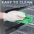 thumbnail image 3 of Set of 2 Commercial Freezer and Refrigerator Replacement Shelves (24.5" x 20.75") - Adjustable Utility Steel Wire Metal Shelf - Commercial Refrigerator Shelf, White, 3 of 7