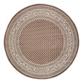 thumbnail image 3 of Unique Loom Williamsburg Collection Area Rug - Allover (8' Round Brown/Beige), 3 of 7