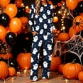 thumbnail image 2 of Fewfanhot Womens Sleepwear Halloween Pajama Set Crew Neck Pjs Long Sleeve Loungewear Pajamas Plus Size Sleepwear, 2 of 5
