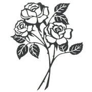 Wrought Iron Rose Wall Decorations Birthday Gifts for Women Flower Ornament Pendant