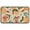Oranges Flowers Beige, variant on Yellow Lemon Fruit Slices LightGreen Pattern Door Rugs,Washable Non Slip Door Mats Indoor,Decorative Door Mats,Entry Mat Indoor for Entrance,Bedroom,Kitchen,Bathroom,30"x17"