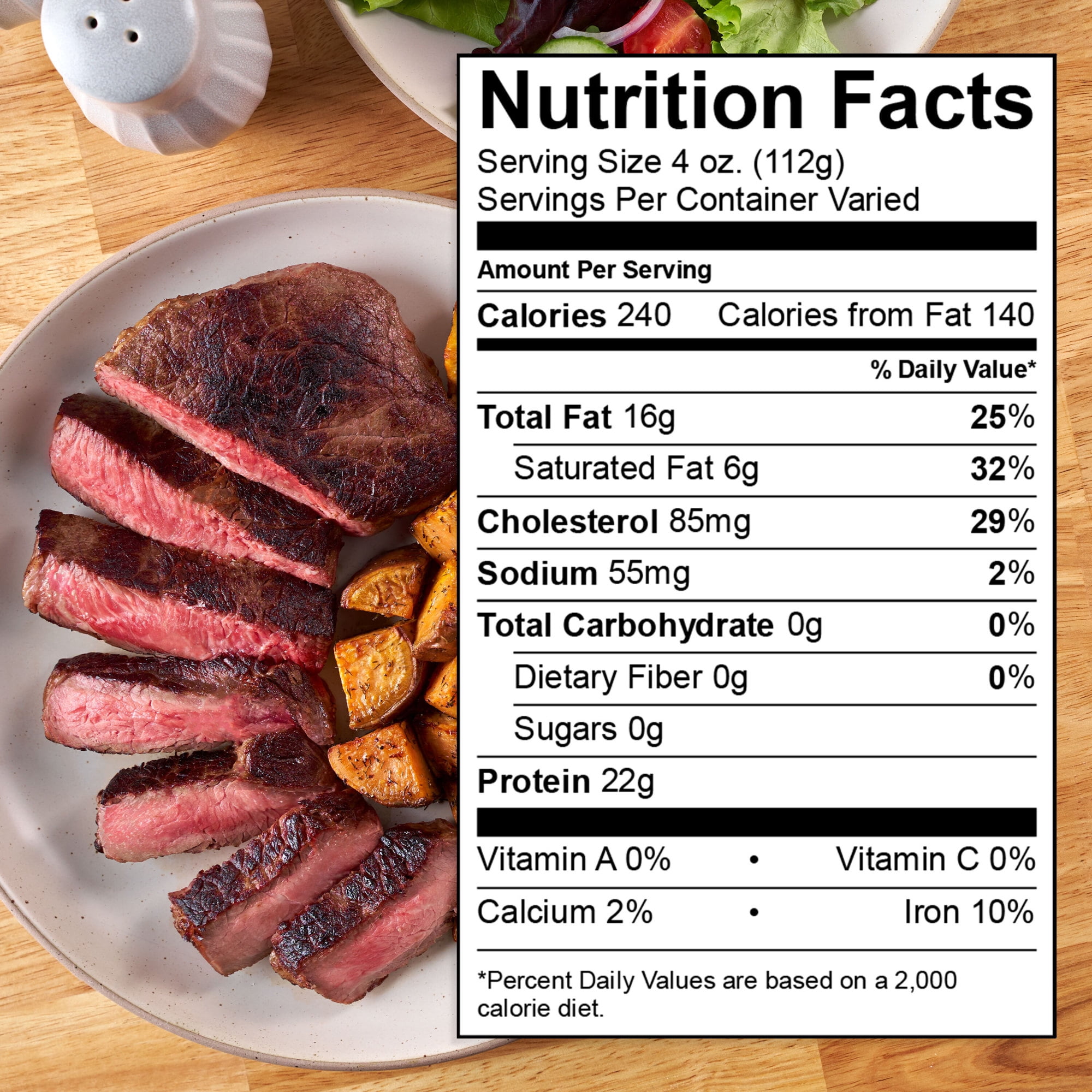 Top Sirloin Steak Choice Angus Beef, 1 per Tray, Fresh, 0.65 - 1.8 lb