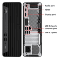 thumbnail image 3 of HP ProDesk 400 G7 SFF Business Desktop With 24-Inch FHD Monitor | Intel Core i5 - 10th Gen Processor | 16GB DDR4 RAM | 256GB SSD | WINDOWS 11 PRO - Refurbished, 3 of 6
