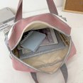 thumbnail image 4 of Small Fresh Color Contrast Three Purpose Bag For Female Korean Casual Nylon One Shoulder Handbag For Junior High School Students High Quality, 4 of 5