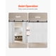 thumbnail image 5 of VEVOR Kit de Rieles para Puertas Corredizas Plegables de Granero, con Montaje Superior, Deslizamiento Suave y Silencioso, Resistente, para Cuatro Puertas de Armario, Despensa, 1626 x 40 x 6 mm, 5 of 9