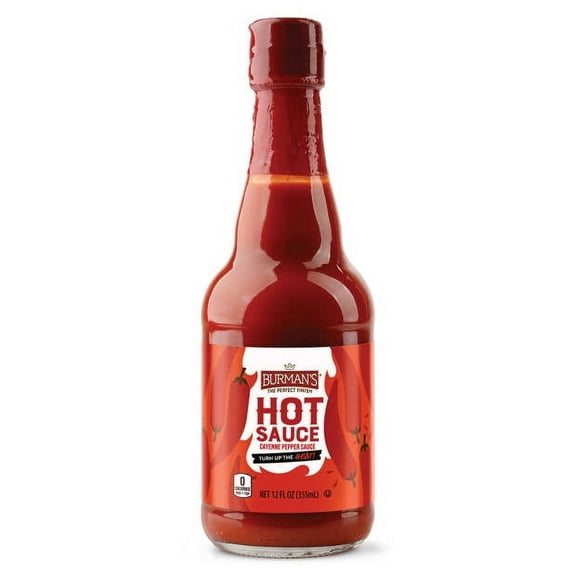 Burman's Hot Sauce, 12 fl oz