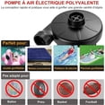 thumbnail image 2 of Electric Inflator - Air Pump With 3 Nozzles For Inflatable Mattress (150w), 2 of 5
