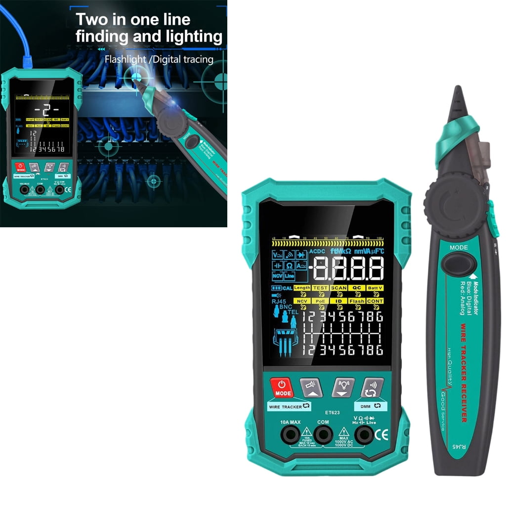 MOMOJIA Integrated Multifunctional Voltage Meter Networks Line Trackers Tester Tool For Professional Electricians And Engineers