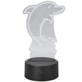 thumbnail image 3 of 3D Night Light Touch Control 7 Colors Unique 3D Dolphin Shape USB Charging Battery Powered Night Lamp, 3 of 14