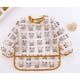 thumbnail image 1 of 0-4Yrs Baby Kids Toddler Long Sleeve Bibs Scarf Waterproof Smock Feeding Apron Pocket Infant Boys Girls Burp Cloth Bandana Bibs, 1 of 6