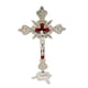 thumbnail image 3 of Crucifijo de pie Jesús Crucifijo Decorativo 10" Metal Religioso Mesa Cruz para Plata, 3 of 9