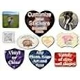 thumbnail image 3 of 45, 3"x2.7" Heart, Custom Stickers Labels. Add Logo, Photo, Text or Art Design and Make Your own Personalized Decals Labels. Custom Decals Logo Stickers, Kiss Cut. Vinyl or Clear., 3 of 4