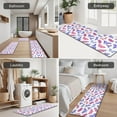 thumbnail image 5 of Pink Blue Butterfly Pattern Kitchen Rugs Sets Of 3,Kitchen Runner Rugs Non Skid Washable,Decorative Kitchen Floor Mats for Kitchen,Sink,Laundry,17"x30"+ 17"x47" + 17"x59", 5 of 6