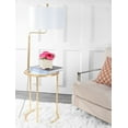 thumbnail image 3 of Safavieh Crispin 57 in. H Duo Floor Lamp Side Table, Gold, 3 of 3