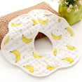 thumbnail image 3 of harmtty Saliva Towel Watermelon Pattern Super Absorbent Soft Baby Petal Bibs for Toddlers,11, 3 of 7