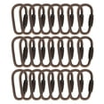 thumbnail image 1 of D anillo de bloqueo Mosquetón Llavero Mini ganchos Cerradura de primavera Escalada Carabiners Clips Titular Regalos Para Viajar Cobre 24 Packs Methold  HA010943-05, 1 of 5