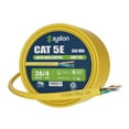 thumbnail image 2 of SYSTON CABLE TECHNOLOGY Cat 5e Ethernet Network Cable - 400 FT, 350MHz 24AWG Solid Bare Copper Wire Outdoor/Indoor, Bulk No Ends 10 Ft to 1000 Ft Available, Heat Resistant Plenum Rated - CMP, 2 of 8
