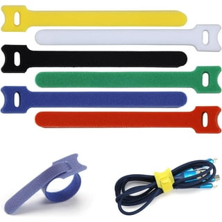 Premium Cinch Straps - Reusable Hook & Loop Tie Down Fastener Straps for  Cables, Extension Cords, Organizing – Nylon Webbing Multipurpose Adjustable