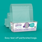 Litter Genie Easy Roll Refill, Cat Litter Disposal System, Ultimate Odor Control, 1 Refill, 24 Bags