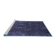 thumbnail image 2 of Ahgly Company Machine Washable Indoor Rectangle Abstract Blue Modern Area Rugs, 8' x 12', 2 of 4