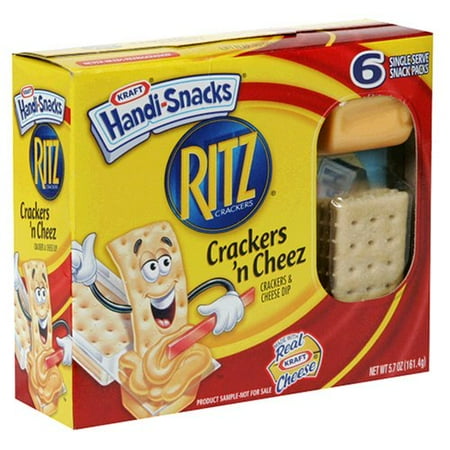 Handi Snacks Ritz Crackers 'n Cheese Dip 0.95 oz Boxes - Pack of 12 ...