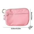 thumbnail image 2 of Women's Nylon Multifunctional Keychain Wallet, Compact Coin Purse Key Holder, Lightweight Key Ring Pouch for Daily Travel, 2 of 2