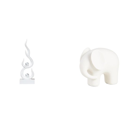 Escultura abstracta de fuego,Estatua de arte abstracto para decoración del hogar,Figura de elefante,Estatua de elefante,figura decorativa de Feng Shui para el hogar,Figura coleccionable Figura