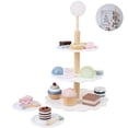 thumbnail image 2 of Juguete De Té De La Tarde Simulado, Material De Madera, Juego De Cocina Para Niños, Juego De Té De Comida Desmontable Diy Con Pintura De Agua Segura Para Niños Methold FN002407-00, 2 of 6